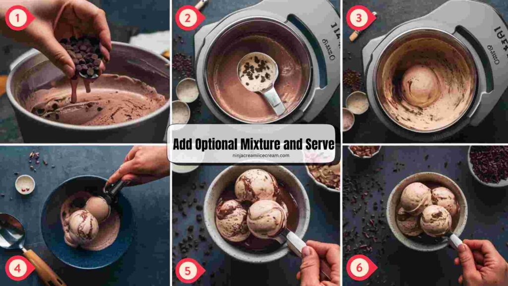 Add Optional Mixture and Serve