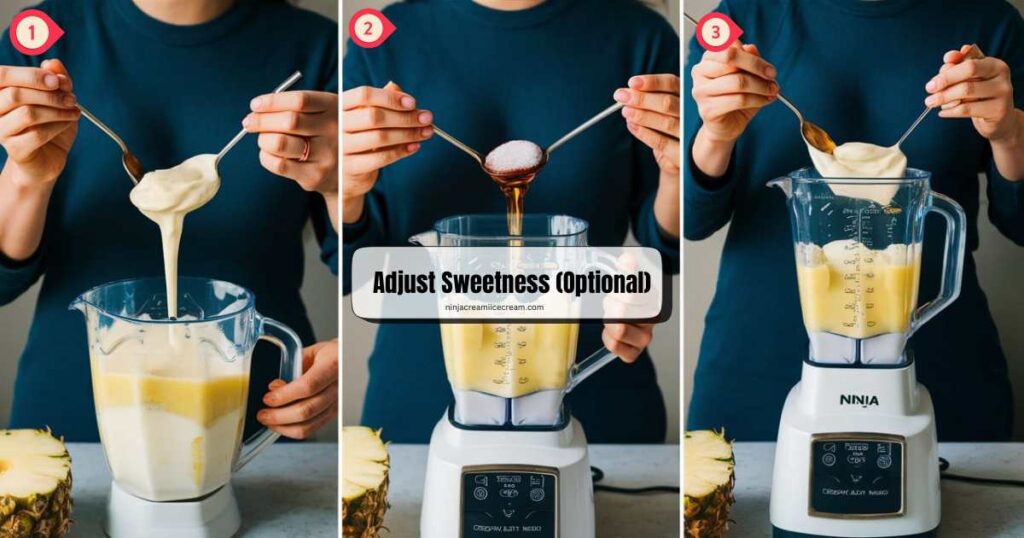 Adjust Sweetness (Optional)