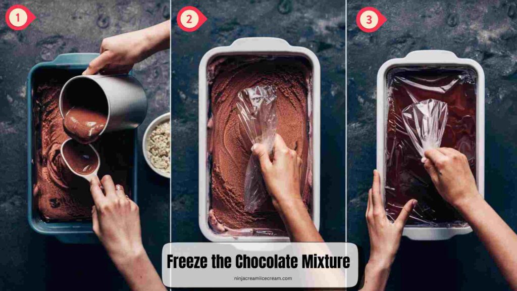 Freeze the Chocolate Mixture