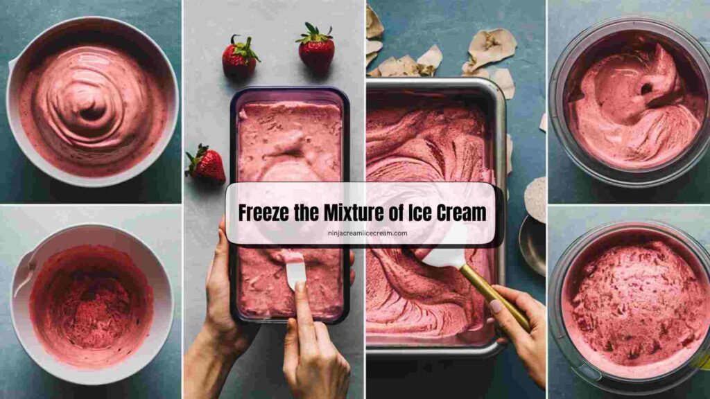 Freeze the Mixture of Ice Cream