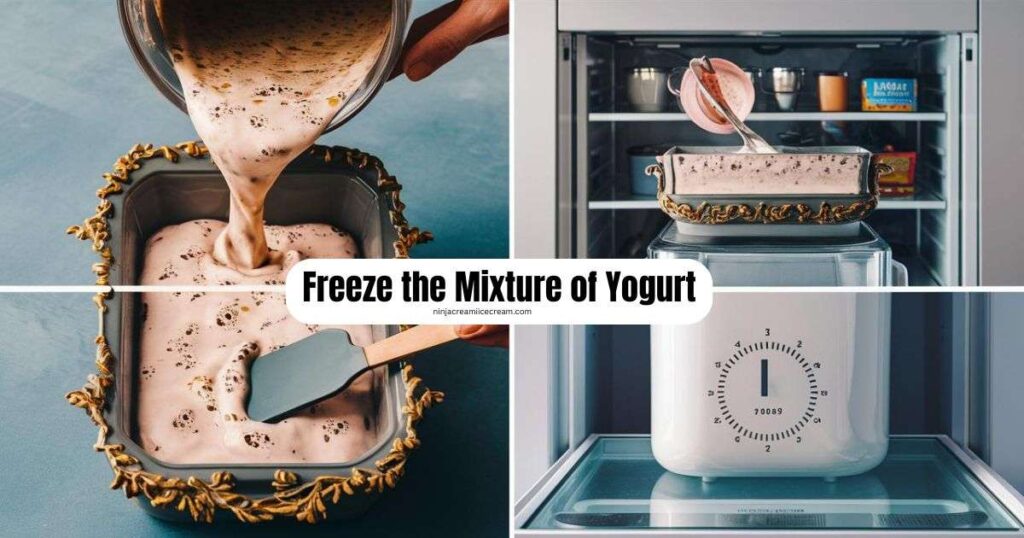 Freeze the Mixture of Yogurt