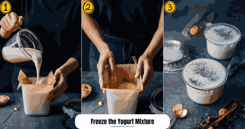 Freeze the Yogurt Mixture