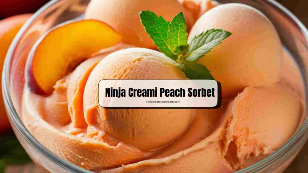 Ninja Creami Peach Sorbet