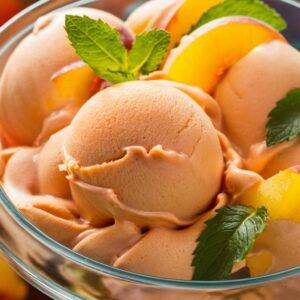 Ninja Creami Peach Sorbet Recipe