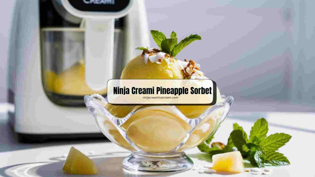 Ninja Creami Pineapple Sorbet