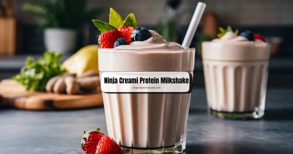 Ninja Creami Protein Milkshake