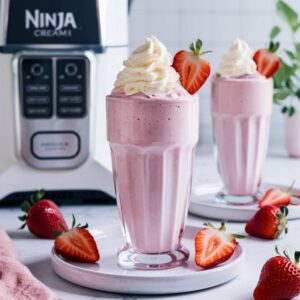 Ninja Creami Strawberry Milkshake Recipe