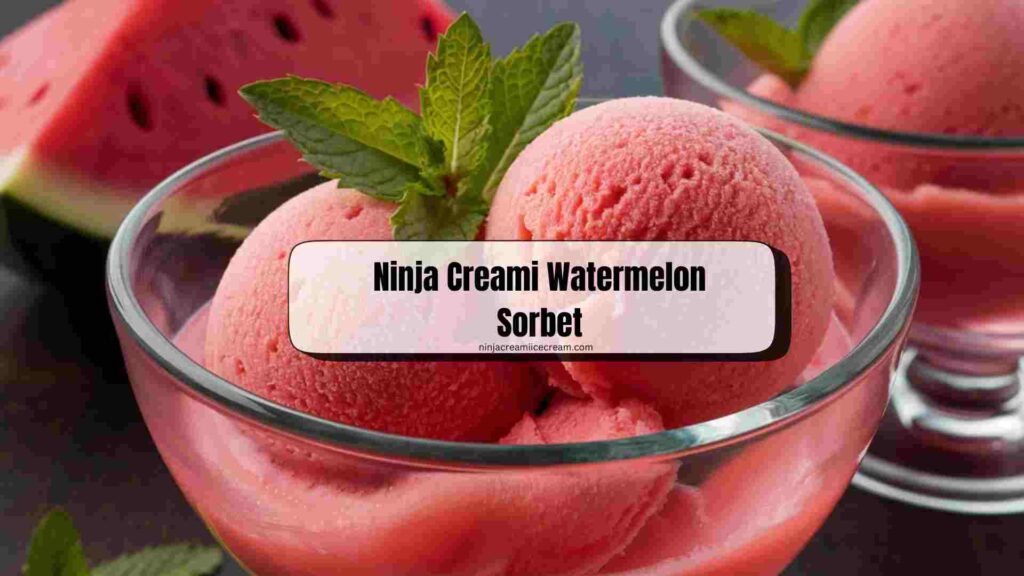 Ninja Creami Watermelon Sorbet