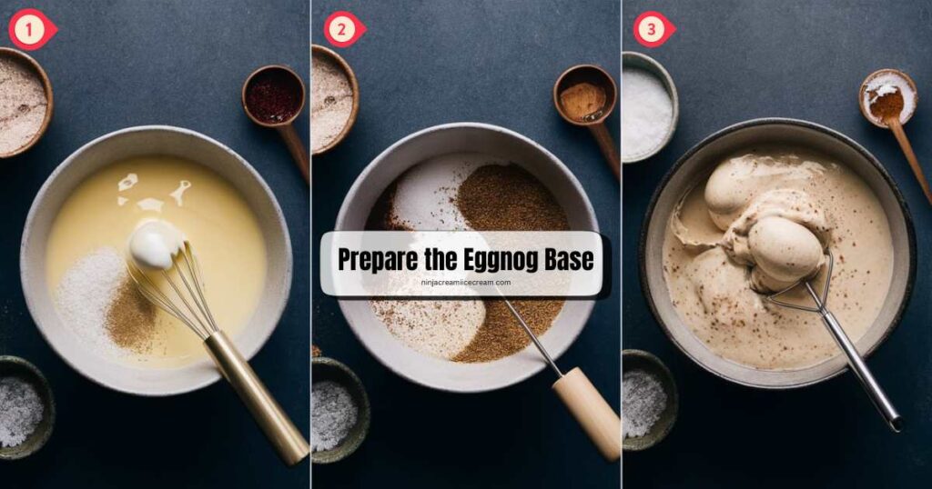 Prepare the Eggnog Base