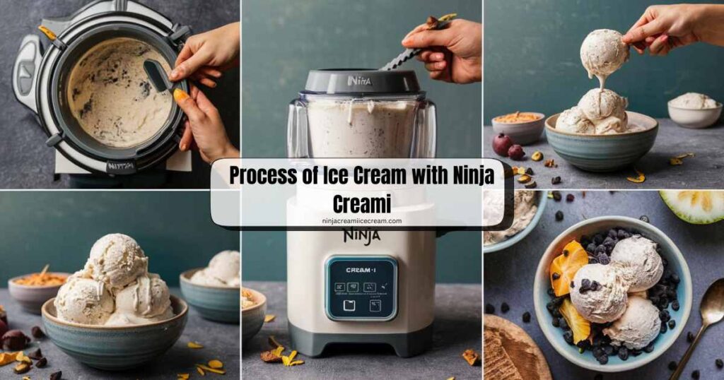 Process of Ice Cream with Ninja Creami