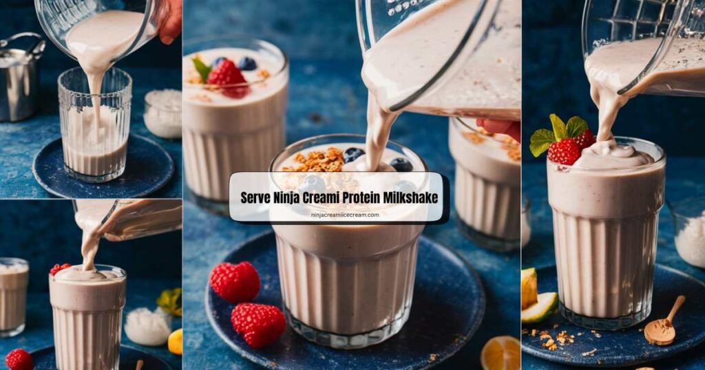 Serve Ninja Creami Protein Milkshake