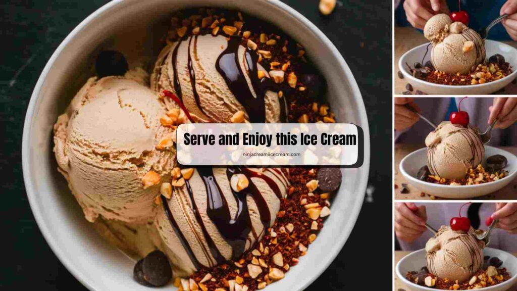 Serve and Enjoy this Ice Cream