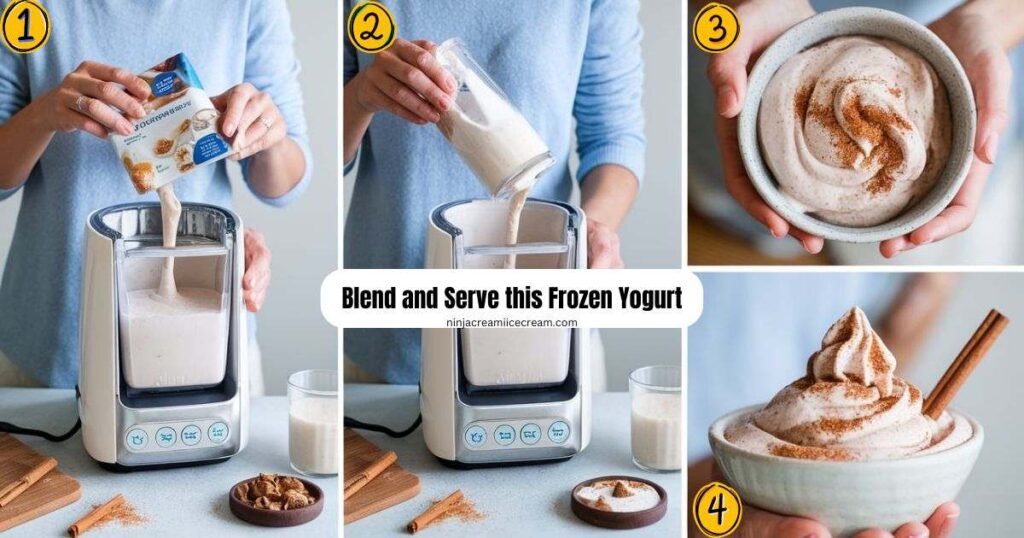 Blend and Serve this Frozen Yogurt