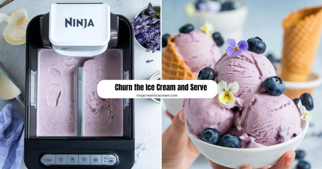 Churn the Ice Cream and Serve