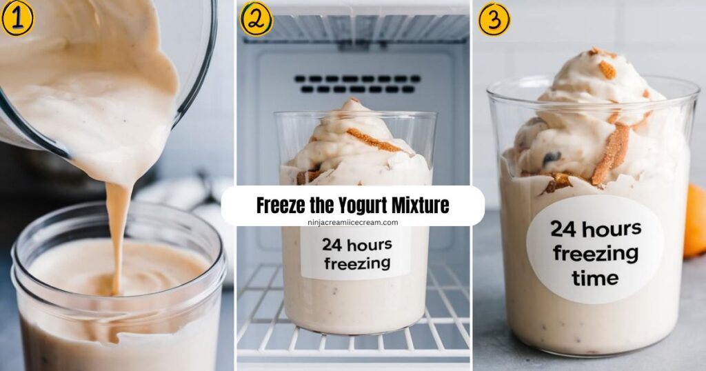 Freeze the Yogurt Mixture