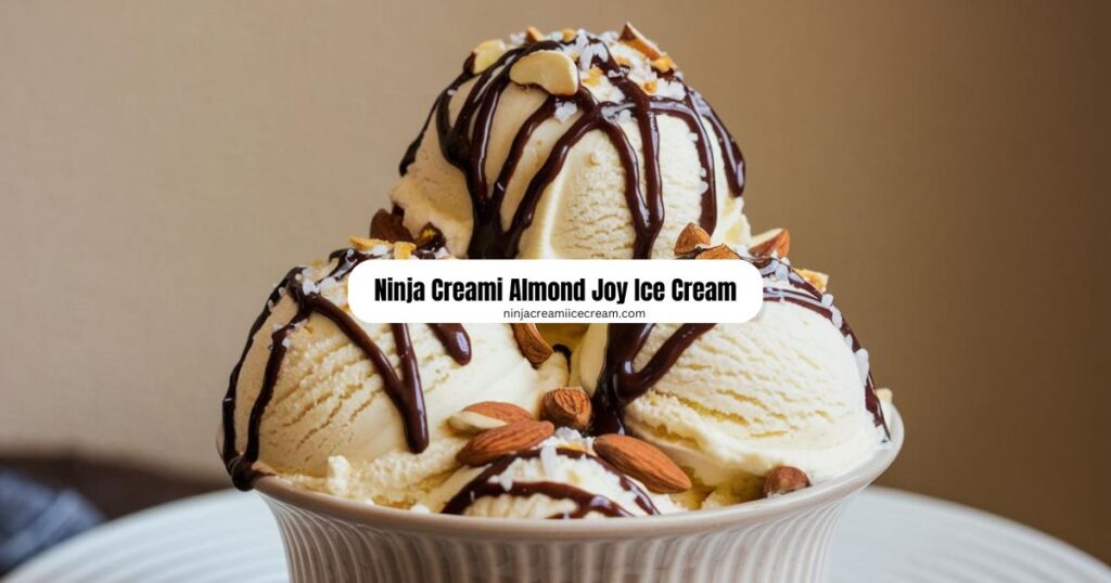 Ninja Creami Almond Joy Ice Cream