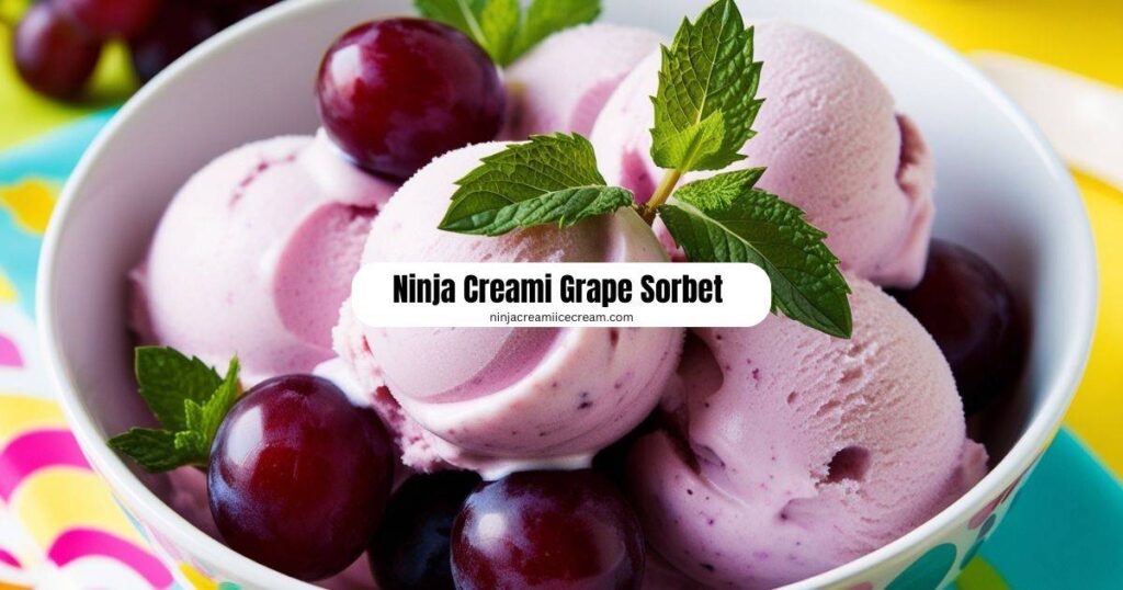 Ninja Creami Grape Sorbet