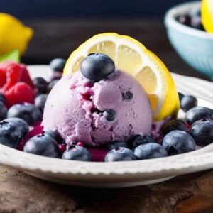 Ninja Creami Lemon Blueberry Sorbet Recipe