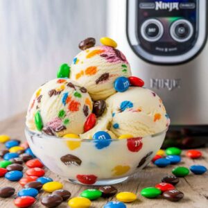 Ninja Creami M& M Ice Cream Recipe