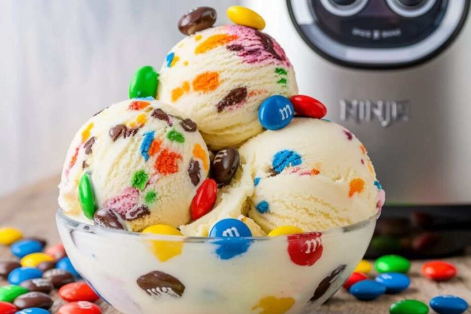 Ninja Creami M& M Ice Cream Recipe