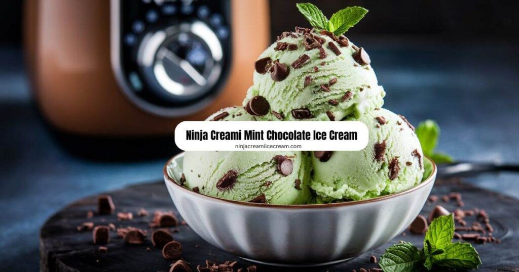 Ninja Creami Mint Chocolate Ice Cream