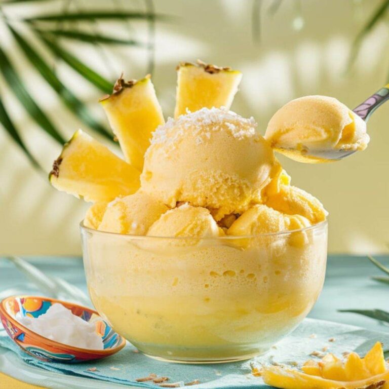Ninja Creami Pina Colada Sorbet Recipe [Dairy-Free] - Ninja Creami Ice ...