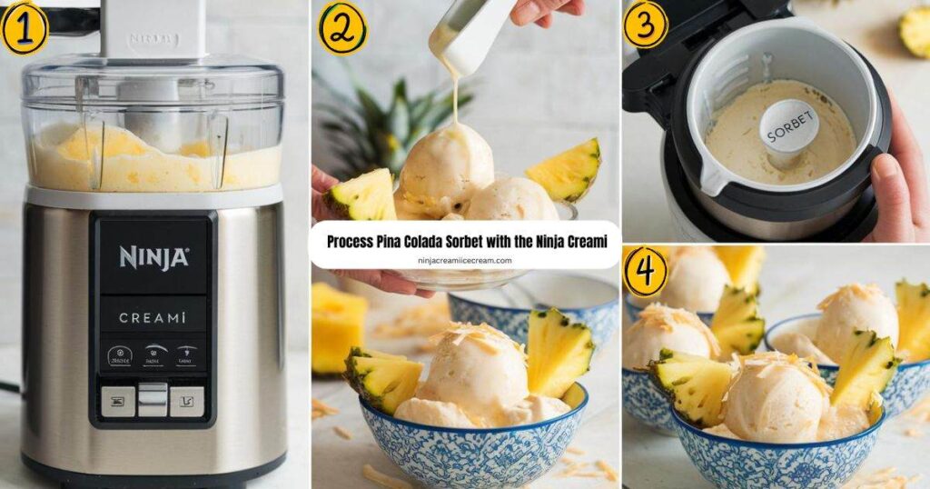 Ninja Creami Pina Colada Sorbet