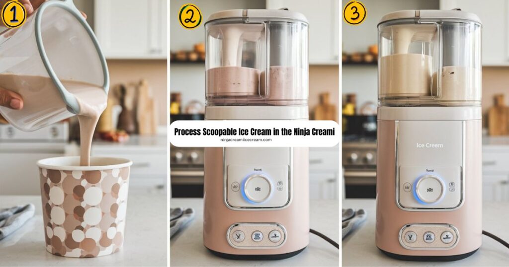 Process Scoopable Ice Cream in the Ninja Creami