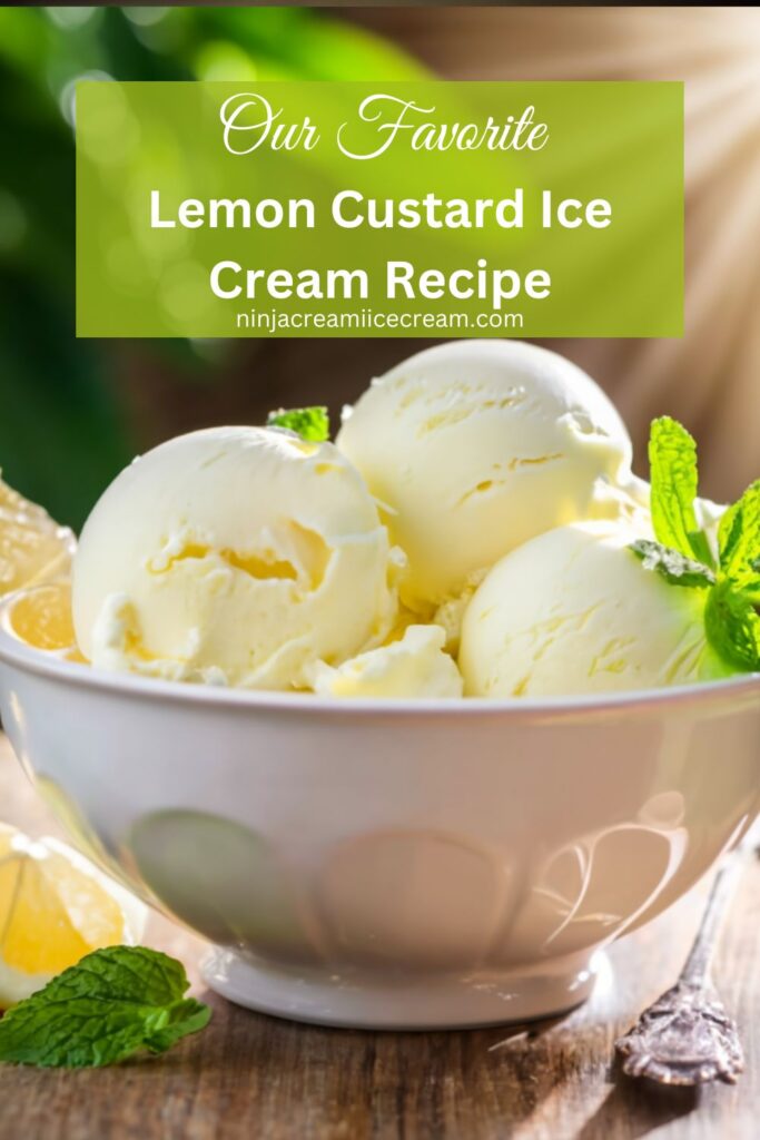 Lemon Custard Ice Cream