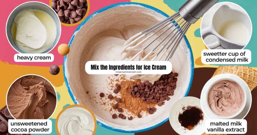 Mix the Ingredients for Ice Cream