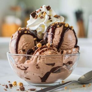 Ninja Creami Chocolate Malt Ice Cream Recipe