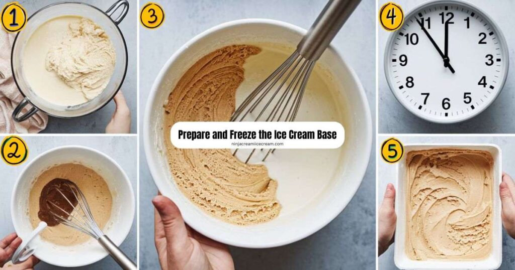 Prepare and Freeze the Ice Cream Base