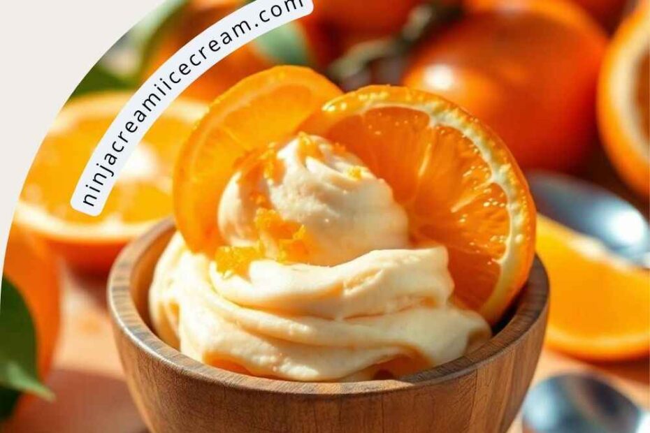 Orange Ice Cream Recipe