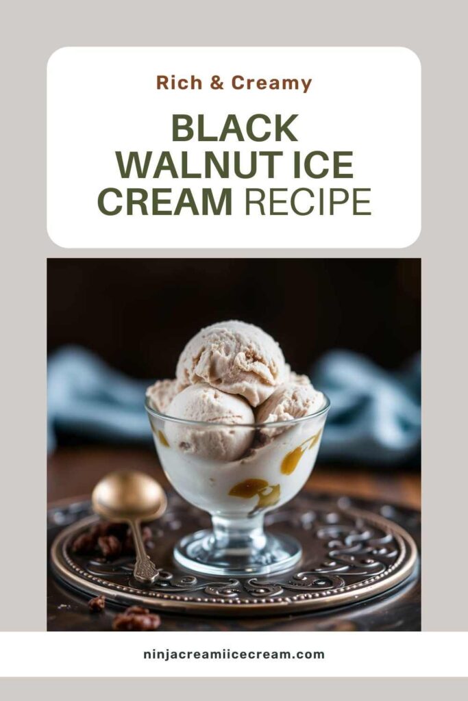 Black Walnut Ice Cream Recipe