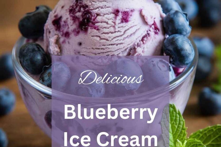 Blueberry Ice Cream Recipe