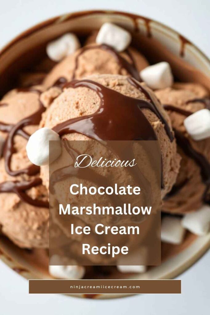 Chocolate Marshmallow Ice Cream Recipe