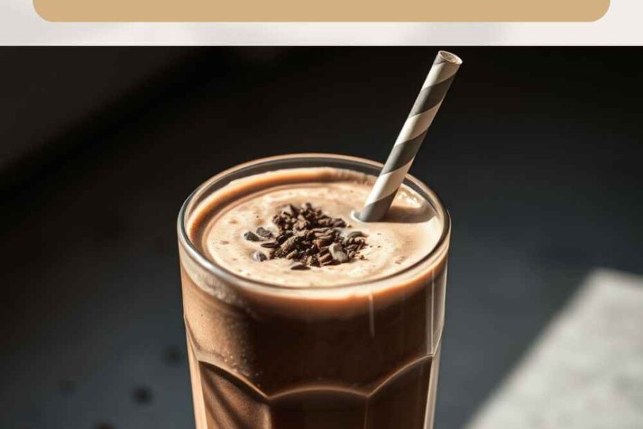 Chocolate Protein Milkshake Recipe