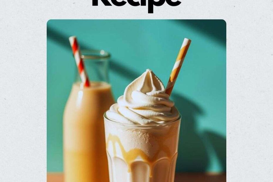 Ice Cream Milkshake Recipe