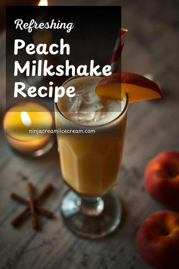 Peach Milkshake Recipe