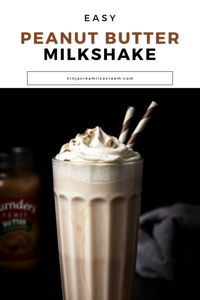 Peanut Butter Milkshake Recipe