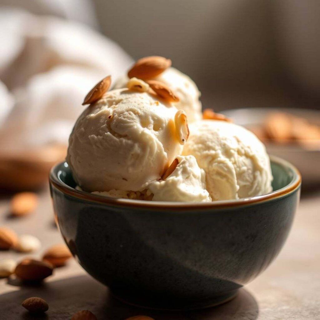 Toasted Almond Ice Cream