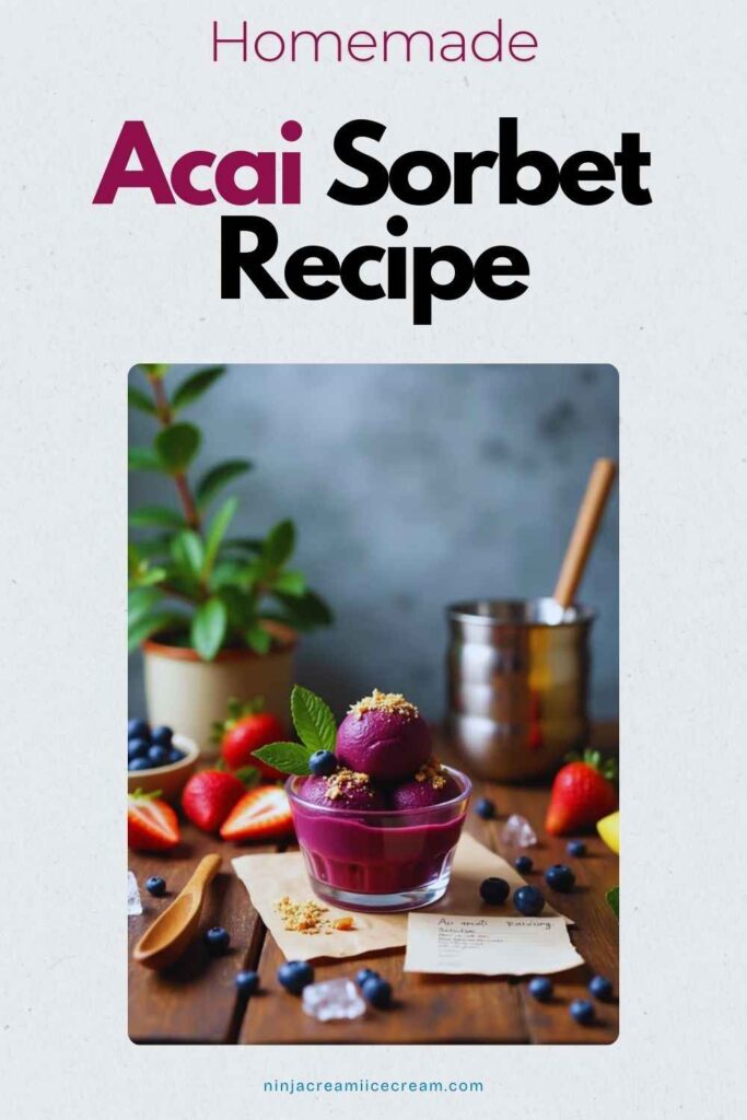 Acai Sorbet Recipe