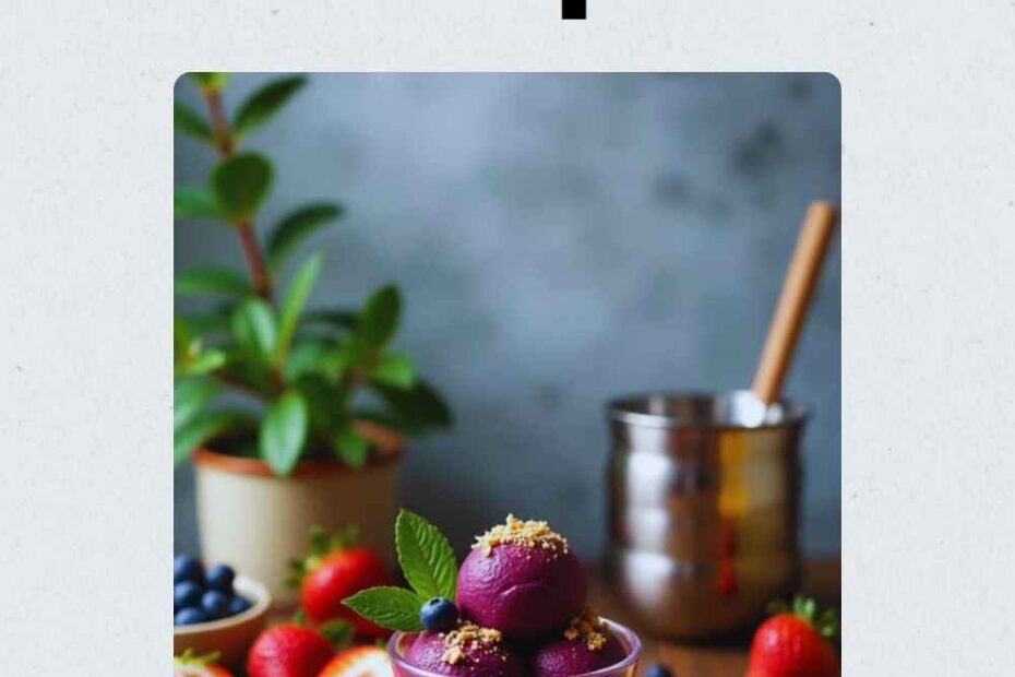 Acai Sorbet Recipe