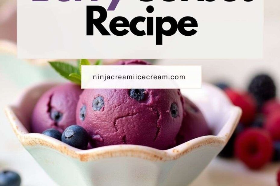 Berry Sorbet Recipe