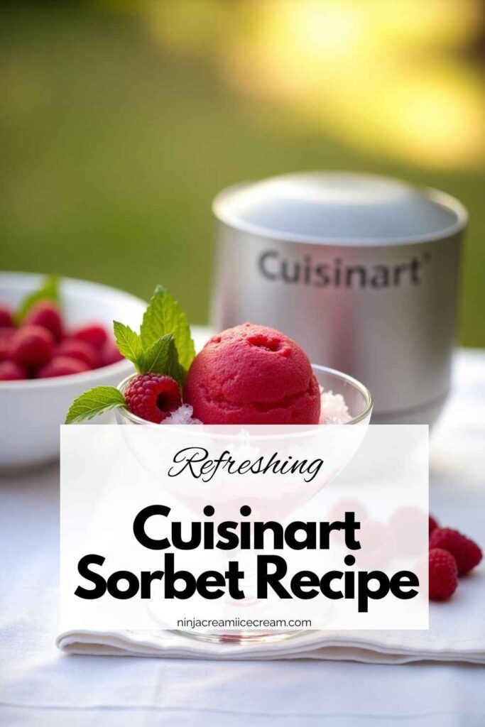 Cuisinart Sorbet Recipe