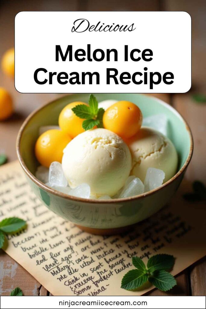 Melon Ice Cream Recipe