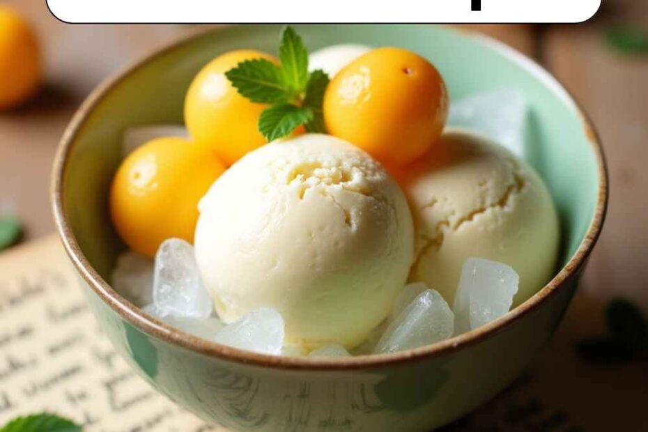 Melon Ice Cream Recipe