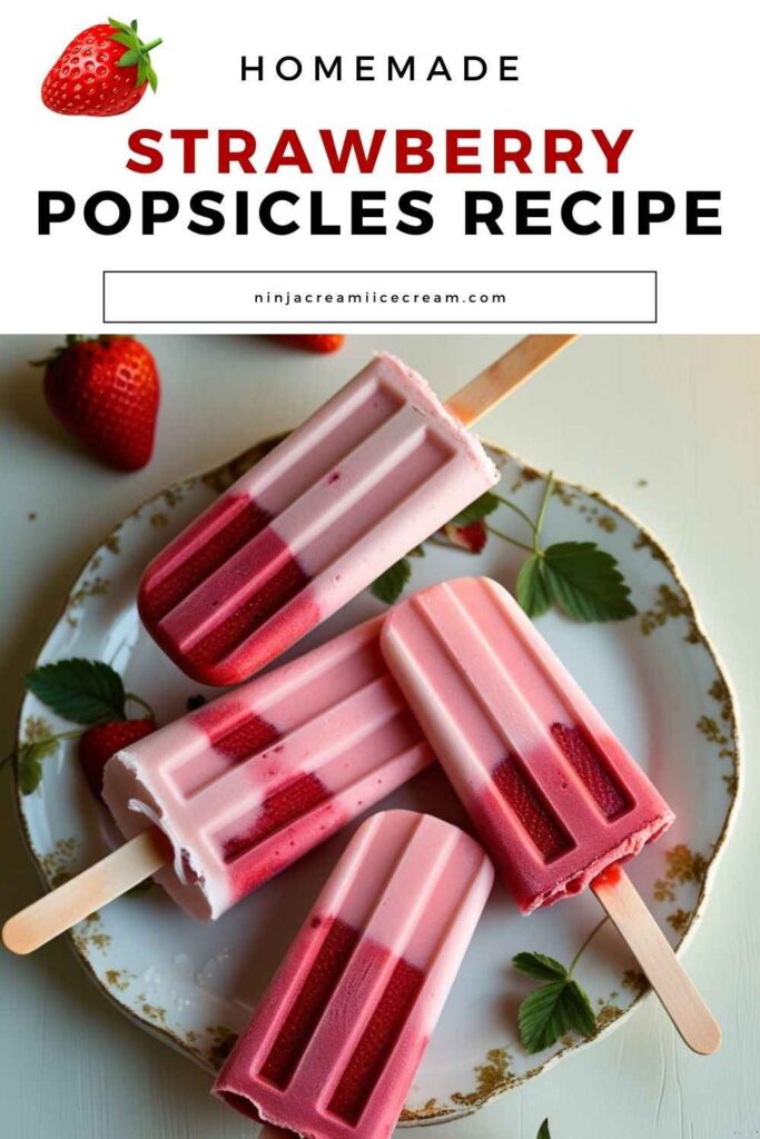 Strawberry Popsicles Recipe