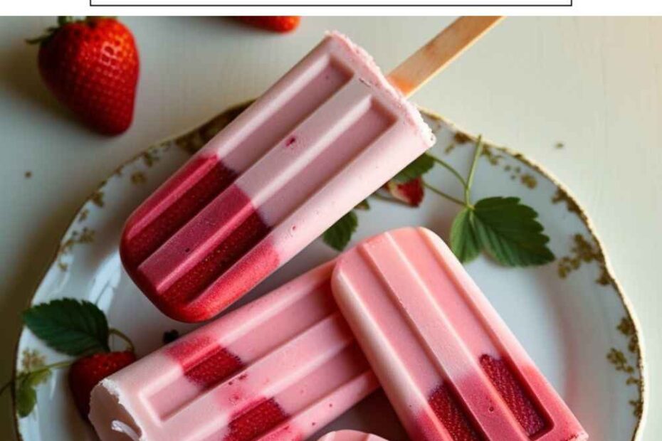 Strawberry Popsicles Recipe