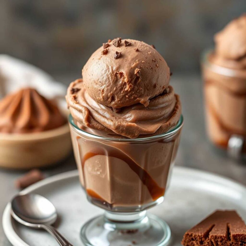 Keto Chocolate Mousse Ice Cream